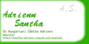 adrienn santha business card