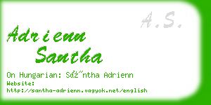 adrienn santha business card